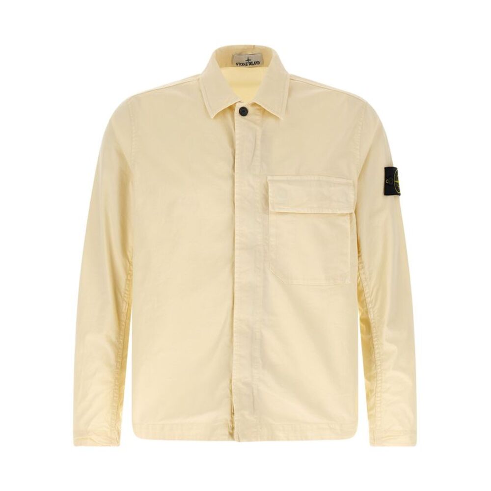 Stone Island Beige Cotton Men's Blouse